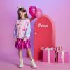 imageDXTON Girls Baseball Bomber Jacket ZipButton Sweatshirt Fall Winter Outwear Coat for Kids Toddler 312 YearsSw2101pink