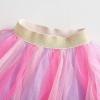 imageDXTON Girls Rainbow Flower Tulle Skirt Toddler Tutu Girls ClothesAask114pink