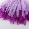 imageDXTON Girls Rainbow Flower Tulle Skirt Toddler Tutu Girls ClothesSk0222purple