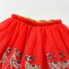 imageDXTON Girls Rainbow Flower Tulle Skirt Toddler Tutu Girls ClothesSk210red