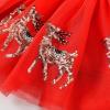 imageDXTON Girls Rainbow Flower Tulle Skirt Toddler Tutu Girls ClothesSk210red