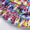 imageDXTON Girls Rainbow Flower Tulle Skirt Toddler Tutu Girls ClothesSk238multi
