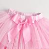 imageDXTON Girls Rainbow Flower Tulle Skirt Toddler Tutu Girls ClothesSk4598purple