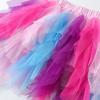 imageDXTON Girls Tutu Skirt for Toddler Baby Party Casual Multicoloured Tulle Outfits for 310 YearsBlue