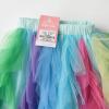 imageDXTON Girls Tutu Skirt for Toddler Baby Party Casual Multicoloured Tulle Outfits for 310 YearsDark Green