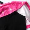 imageDXTON Kid Girls Leggings with Skirt Toddler Girl Printed Tutu Skirt Pant Birthday Party 312 YearsBright Pink Hearts