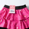 imageDXTON Kid Girls Leggings with Skirt Toddler Girl Printed Tutu Skirt Pant Birthday Party 312 YearsBright Pink Hearts