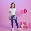imageDXTON Kid Girls Leggings with Skirt Toddler Girl Printed Tutu Skirt Pant Birthday Party 312 YearsFs101