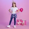 imageDXTON Kid Girls Leggings with Skirt Toddler Girl Printed Tutu Skirt Pant Birthday Party 312 YearsFs101
