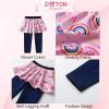 imageDXTON Kid Girls Leggings with Skirt Toddler Girl Printed Tutu Skirt Pant Birthday Party 312 YearsFs102
