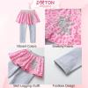 imageDXTON Kid Girls Leggings with Skirt Toddler Girl Printed Tutu Skirt Pant Birthday Party 312 YearsFs105