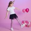 imageDXTON Kid Girls Leggings with Skirt Toddler Girl Printed Tutu Skirt Pant Birthday Party 312 YearsFs106