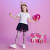 imageDXTON Kid Girls Leggings with Skirt Toddler Girl Printed Tutu Skirt Pant Birthday Party 312 YearsFs106