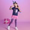 imageDXTON Kid Girls Leggings with Skirt Toddler Girl Printed Tutu Skirt Pant Birthday Party 312 YearsFs108