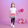 imageDXTON Kid Girls Leggings with Skirt Toddler Girl Printed Tutu Skirt Pant Birthday Party 312 YearsFs109