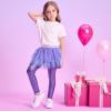 imageDXTON Kid Girls Leggings with Skirt Toddler Girl Printed Tutu Skirt Pant Birthday Party 312 YearsFs111