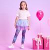 imageDXTON Kid Girls Leggings with Skirt Toddler Girl Printed Tutu Skirt Pant Birthday Party 312 YearsFs113