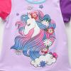 imageDXTON Toddler Girls Rainbow TShirts Summer Short Sleeve Graphic Cotton Tees Tops Birthday School for 38 YearsS6301