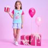 imageDXTON Toddler Girls Rainbow TShirts Summer Short Sleeve Graphic Cotton Tees Tops Birthday School for 38 YearsS6303dance Girl