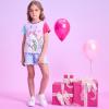 imageDXTON Toddler Girls Rainbow TShirts Summer Short Sleeve Graphic Cotton Tees Tops Birthday School for 38 YearsS6305