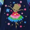 imageDXTON Toddler Girls Rainbow TShirts Summer Short Sleeve Graphic Cotton Tees Tops Birthday School for 38 YearsS6306flower
