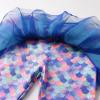 imageDXTON Toddler Girls Tutu Leggings with Skirt Stretchy Ruffle Capri Footless Skirted Pant Birthday Party for Kids 310 YearsBlue Purple
