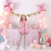 imageDXTON Toddler Kids Girls Fleece Jacket Sherpa Zipup Hooded Tiedyed Lightweight Fall Winter Outerwear Coat 310 YearsSw2104