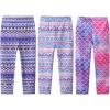 imageDXTON Kids Girls 3Pack Skinny Stretch Athletic Leggings Toddlers Active Running Tights Yoga Pants 312 YearsF5306f5307f5308