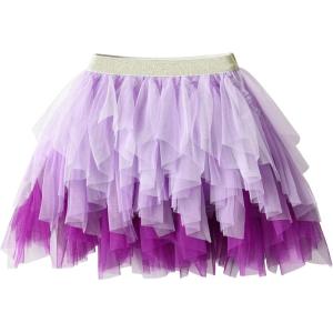 imageDXTON Girls Rainbow Flower Tulle Skirt Toddler Tutu Girls ClothesSk0222purple