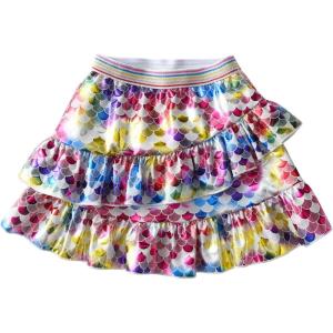 imageDXTON Girls Rainbow Flower Tulle Skirt Toddler Tutu Girls ClothesSk238multi