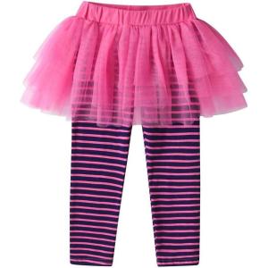 imageDXTON Kid Girls Leggings with Skirt Toddler Girl Printed Tutu Skirt Pant Birthday Party 312 YearsFs108