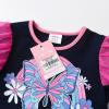imageDXTON Girls Dresses Tutu for Toddler Long Sleeve Casual Tulle Winter Outfits 312TBlue