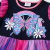 imageDXTON Girls Dresses Tutu for Toddler Long Sleeve Casual Tulle Winter Outfits 312TBlue