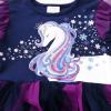 imageDXTON Girls Dresses Tutu for Toddler Long Sleeve Casual Tulle Winter Outfits 312TDark Black
