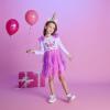 imageDXTON Girls Dresses Tutu for Toddler Long Sleeve Casual Tulle Winter Outfits 312TLight Purple