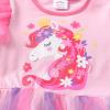 imageDXTON Girls Dresses Tutu for Toddler Long Sleeve Casual Tulle Winter Outfits 312TPink