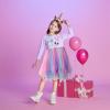 imageDXTON Girls Dresses Tutu for Toddler Long Sleeve Casual Tulle Winter Outfits 312TPurple