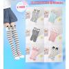 imageDXTON Girls Knee High Socks 6 Pairs Kids Crazy Long Socks 312 years Tall Boot Cute Animal Cotton Fun GiftAssorted Animal