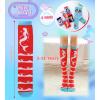 imageDXTON Girls Knee High Socks 6 Pairs Kids Crazy Long Socks 312 years Tall Boot Cute Animal Cotton Fun GiftAssorted Mermaid