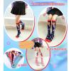 imageDXTON Girls Knee High Socks 6 Pairs Kids Crazy Long Socks 312 years Tall Boot Cute Animal Cotton Fun GiftAssorted Mermaid