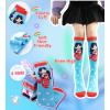 imageDXTON Girls Knee High Socks 6 Pairs Kids Crazy Long Socks 312 years Tall Boot Cute Animal Cotton Fun GiftAssorted Mermaid