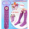 imageDXTON Girls Knee High Socks 6 Pairs Kids Crazy Long Socks 312 years Tall Boot Cute Animal Cotton Fun GiftCowLionDogBunnyCatFox
