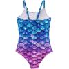 imageDXTON Girls One Piece Swimsuit Kids Mermaid Quick Dry Bathing Suits Swimwear for Beach Pool 310 YearsSm033mermaid