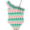 imageDXTON Girls One Piece Swimsuit Kids Mermaid Quick Dry Bathing Suits Swimwear for Beach Pool 310 YearsSm037green Mermaid