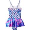 imageDXTON Girls One Piece Swimsuit Kids Mermaid Quick Dry Bathing Suits Swimwear for Beach Pool 310 YearsSm038mermaid