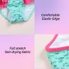 imageDXTON Girls One Piece Swimsuit Kids Mermaid Quick Dry Bathing Suits Swimwear for Beach Pool 310 YearsSm051flamingos