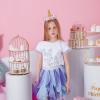 imageDXTON Girls Skirt Tutu for Toddler Party Multicoloured Tulle Outfits for 310 YearsBlue