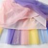 imageDXTON Girls Summer Dresses Tutu Short Sleeve Party Casual Outfits Tulle Dress 312 YearsOrange