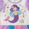 imageDXTON Girls Summer Dresses Tutu Short Sleeve Party Casual Outfits Tulle Dress 312 YearsPurple