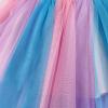 imageDXTON Girls Summer Dresses Tutu Short Sleeve Party Casual Outfits Tulle Dress 312 YearsPurple